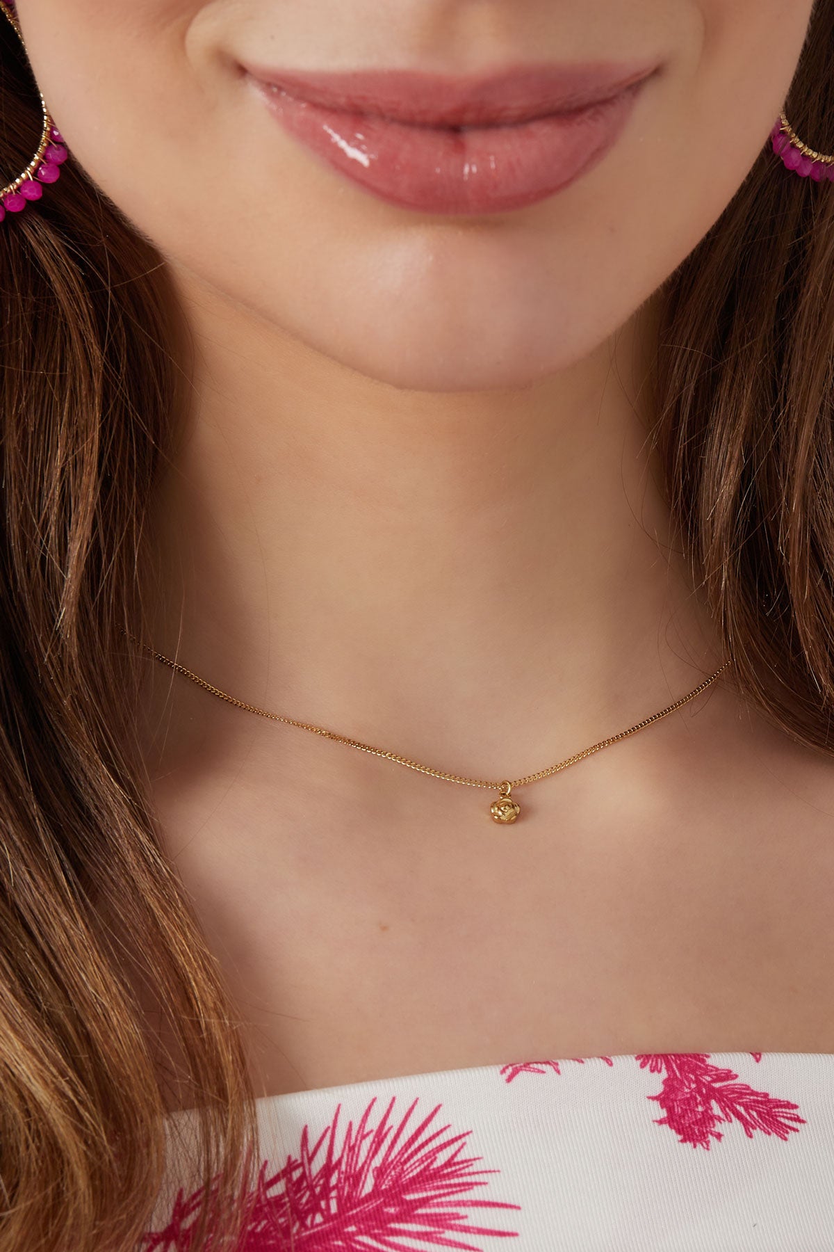Ketting Simple Flower Charm