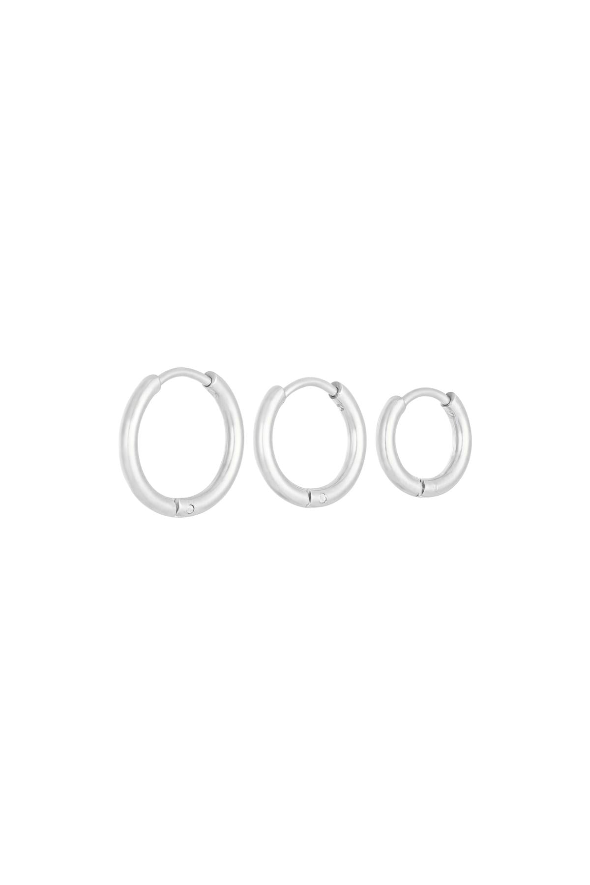 Oorbellen set Triple Hoops