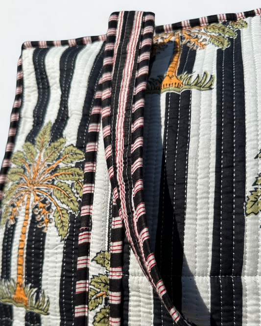 ACTIE! Tas Boho Chic Tropical + Haarklem Flower Roze