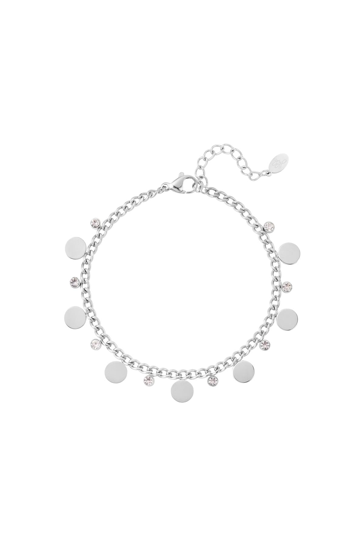 Armband Circles with Rhinestones